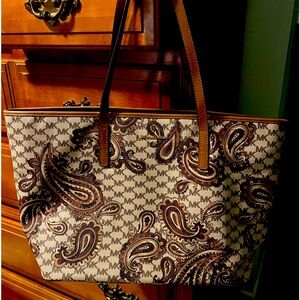 MICHAEL Michael Kors Studio Paisley Emry Large Top Zip Tote